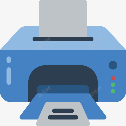 平面77打印机图标svg_新图网 https://ixintu.com 平面设计 打印机