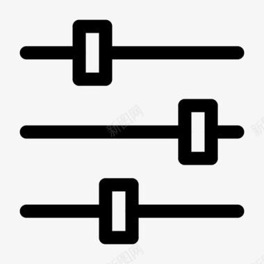 设置音频控制均衡器图标图标