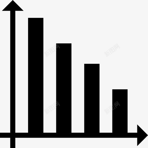 条形图图表4填充图标svg_新图网 https://ixintu.com 图表 填充 条形图