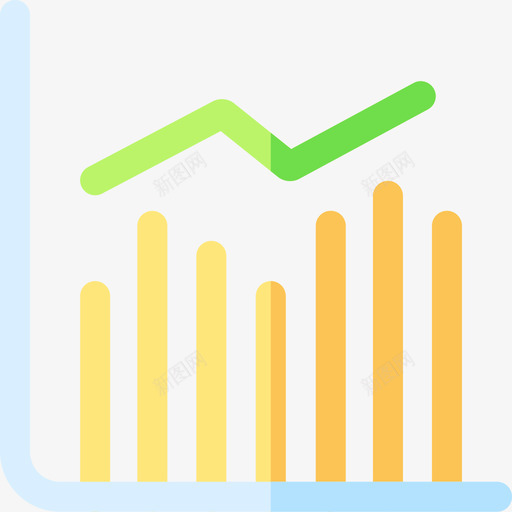 统计广告3扁平图标svg_新图网 https://ixintu.com 广告 扁平 统计