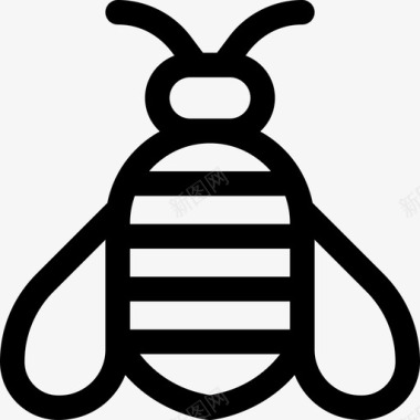 蜜蜂昆虫9直系图标图标