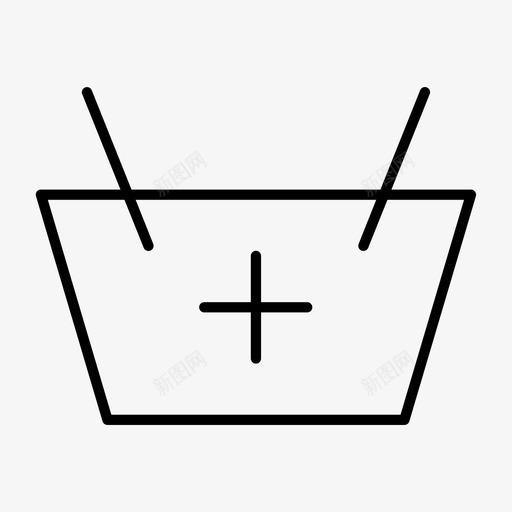 添加到篮子购买市场图标svg_新图网 https://ixintu.com 加到 商店 市场 添加 篮子 购买 超赞