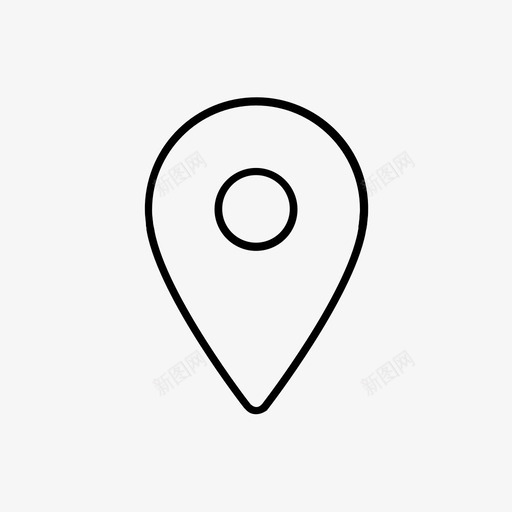 pin地址gps图标svg_新图网 https://ixintu.com gps pin 地图 地址 标记 行hud