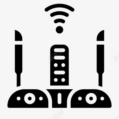wifi路由器电子小工具图标图标