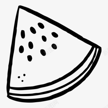 西瓜浆果水果图标图标
