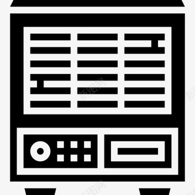 加热器家用电器11字形图标图标