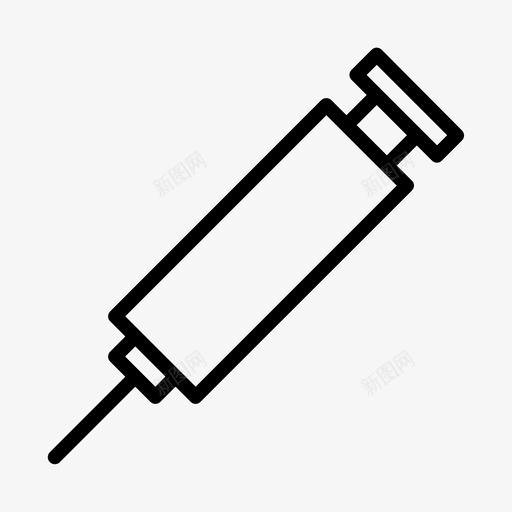 注射注射器医疗图标svg_新图网 https://ixintu.com 健康 医疗 概要 治疗 注射 注射器