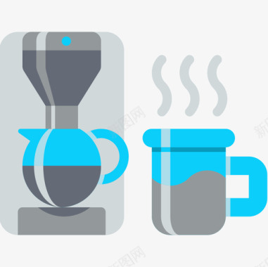 咖啡机家用电子3平板图标图标