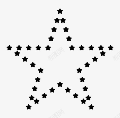 星星最爱五个图标图标