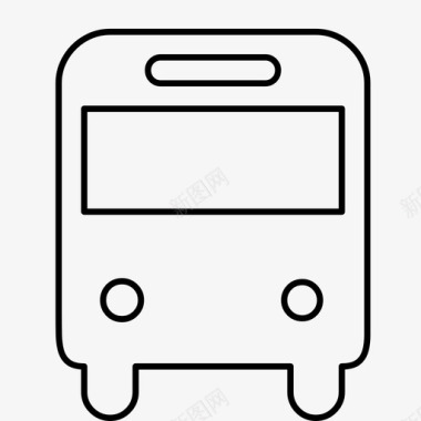 公交线框图标