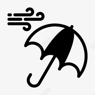 伞天气天气预报图标图标