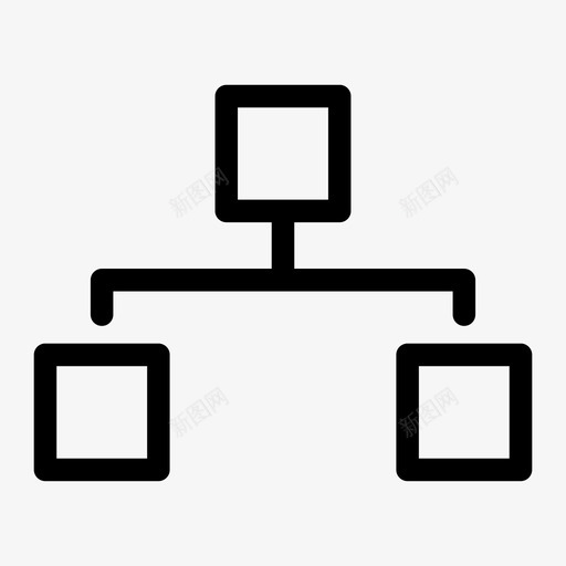 图形图表网络图标svg_新图网 https://ixintu.com 办公室 图形 图表 形状 正方形 网络