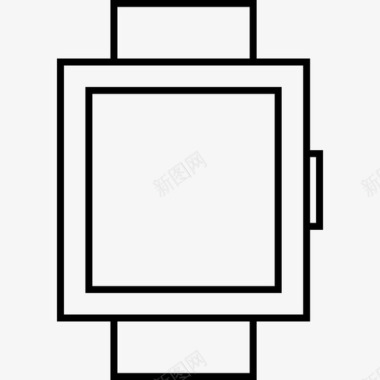智能手表时钟小时图标图标