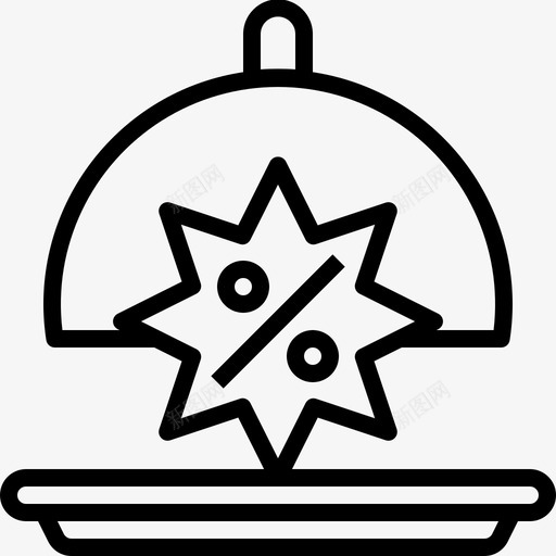 折扣食品价格餐厅图标svg_新图网 https://ixintu.com 价格 折扣食品 销售 餐厅 餐厅服务
