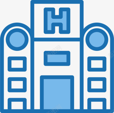 医院医疗保健10蓝色图标图标