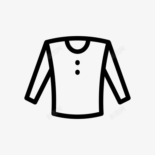 衬衫布料衣服图标svg_新图网 https://ixintu.com 布料 穿着 衣服 衬衫 购物 购物路线和符号