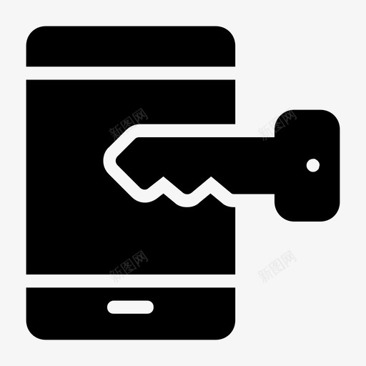 移动钥匙锁电话图标svg_新图网 https://ixintu.com 图标 字形 电话 私人 移动 酒店 钥匙 餐厅
