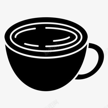 茶咖啡杯子图标图标
