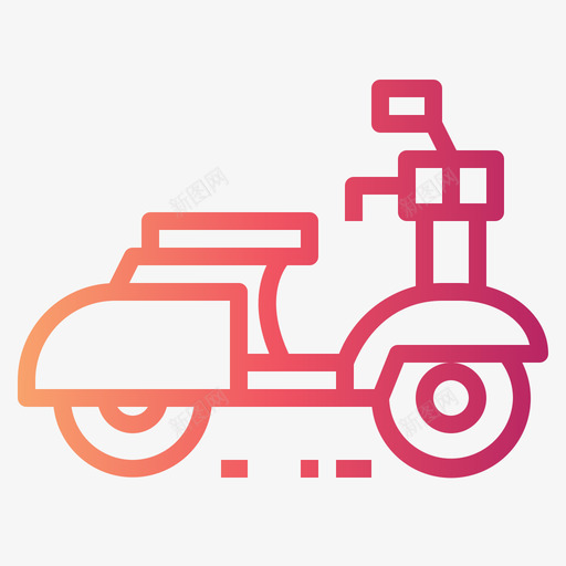 Vespa摩托车8坡度图标svg_新图网 https://ixintu.com Vespa 坡度 摩托车8