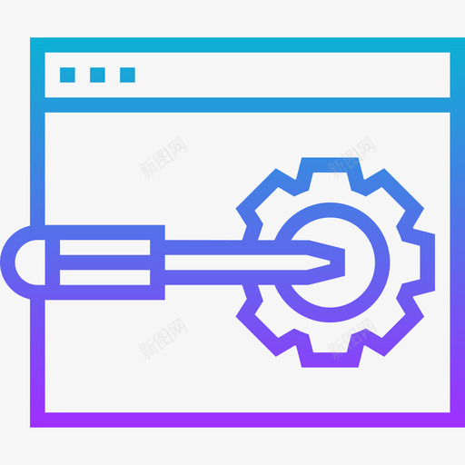 设置网络分析6梯度图标svg_新图网 https://ixintu.com 分析 梯度 网络 设置