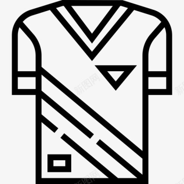 制服足球29直线型图标图标