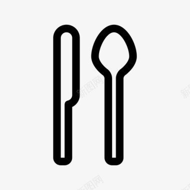 采购产品刀和勺子厨房厨房设备图标图标