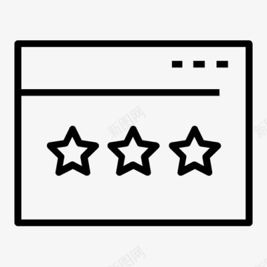 页面排名评级网站图标图标