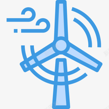 风机工业16蓝色图标图标