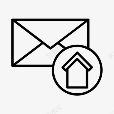 家信电子邮件信封图标图标