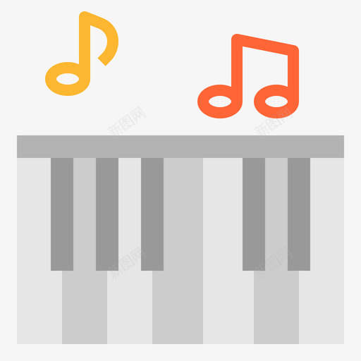 钢琴多媒体59平板图标svg_新图网 https://ixintu.com 多媒体59 平板 钢琴