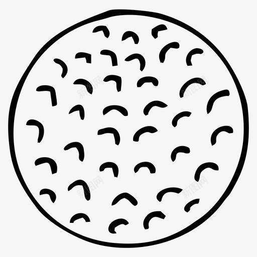 高尔夫球球项目图标svg_新图网 https://ixintu.com 游戏 球 运动 项目 高尔夫球