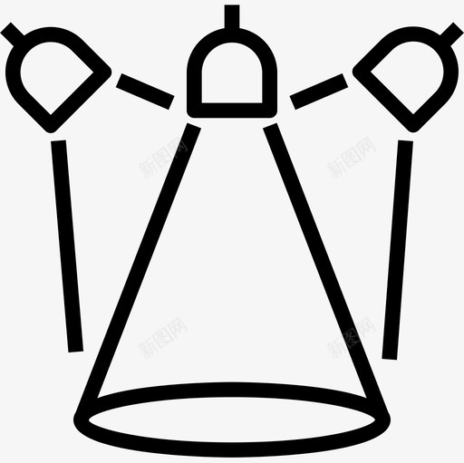 聚光灯派对59直线图标svg_新图网 https://ixintu.com 派对 直线 聚光灯