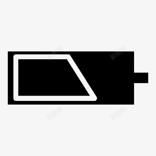电池电池电量电池状态图标svg_新图网 https://ixintu.com 充电 图标 字形 已满 状态 电池 电量