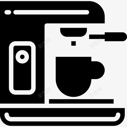 咖啡机咖啡厅75灌装图标svg_新图网 https://ixintu.com 咖啡厅 咖啡机 灌装