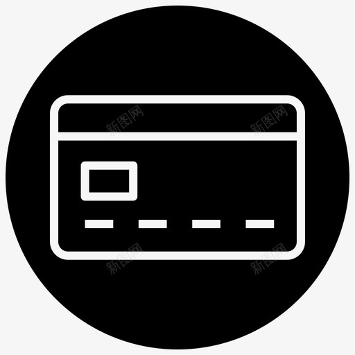 信用卡借记卡在线图标svg_新图网 https://ixintu.com 信用卡 借记卡 在线 支付 购物 购物和电子商务2黑色填充