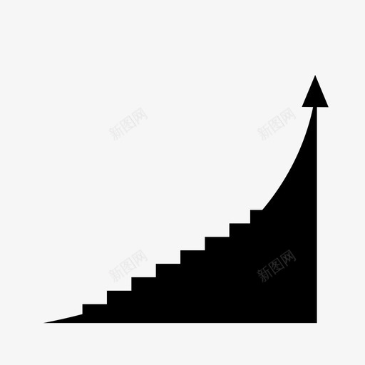 楼梯攀爬成长图标svg_新图网 https://ixintu.com 台阶 成长 攀爬 楼梯 楼梯收集