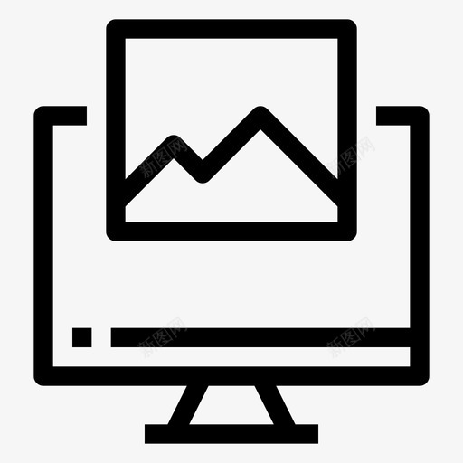 图像计算机照片图标svg_新图网 https://ixintu.com 图像 图片 照片 计算机