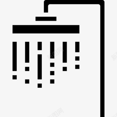 淋浴浴室24充满图标图标