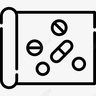 托盘药房35线性图标图标