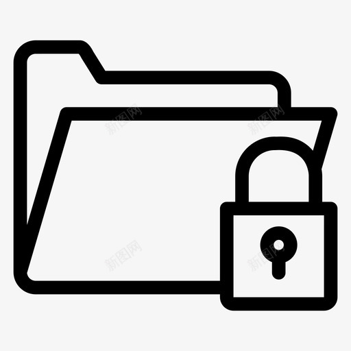 文件夹锁文件夹安全挂锁图标svg_新图网 https://ixintu.com 保护 挂锁 搜索引擎优化和网页行图标 文件夹安全 文件夹锁 文件密码