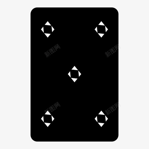 5个方块翻牌河流图标svg_新图网 https://ixintu.com 5个 扑克牌 方块 河流 深色 翻牌 转弯 轮廓