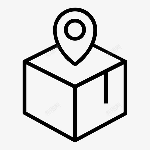 交货地点箱子包装图标svg_新图网 https://ixintu.com 交货 包装 地点 符号 箱子 集合