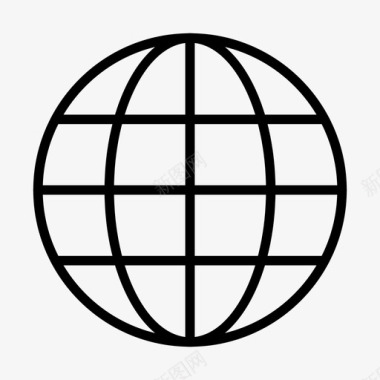 全球浏览器互联网图标图标
