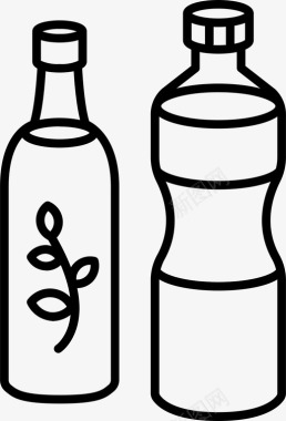 瓶子饮料水图标图标
