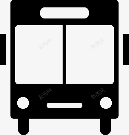 公共汽车公共交通车辆图标svg_新图网 https://ixintu.com 公共交通 公共汽车 车辆