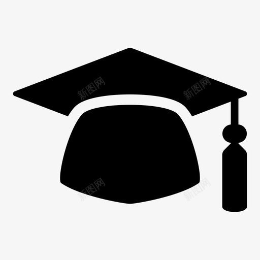 毕业学术研究生图标svg_新图网 https://ixintu.com 大学 学术 帽子 护身符 教育 毕业 研究生