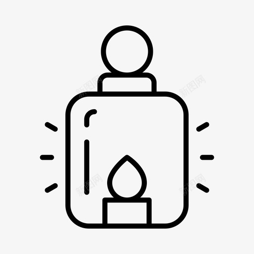 灯笼探险露营图标svg_新图网 https://ixintu.com 娱乐 户外 探险 灯笼 照明 露营