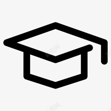 毕业帽班级砂浆板图标图标