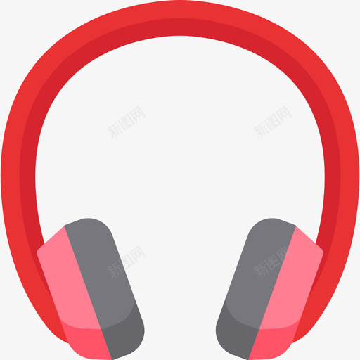 耳机电子产品58扁平图标svg_新图网 https://ixintu.com 扁平 电子产品 耳机