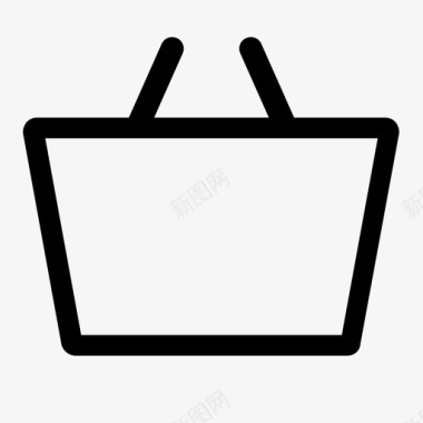 购物袋电子商务图标图标